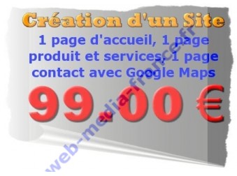 Site internet 3 pages 99 euros